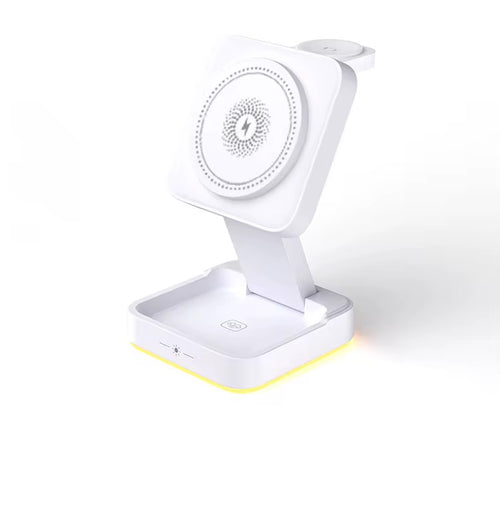 3 in 1 Wireless Charger Foldable Wireless Magnetic Stand