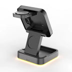 3 in 1 Wireless Charger Foldable Wireless Magnetic Stand