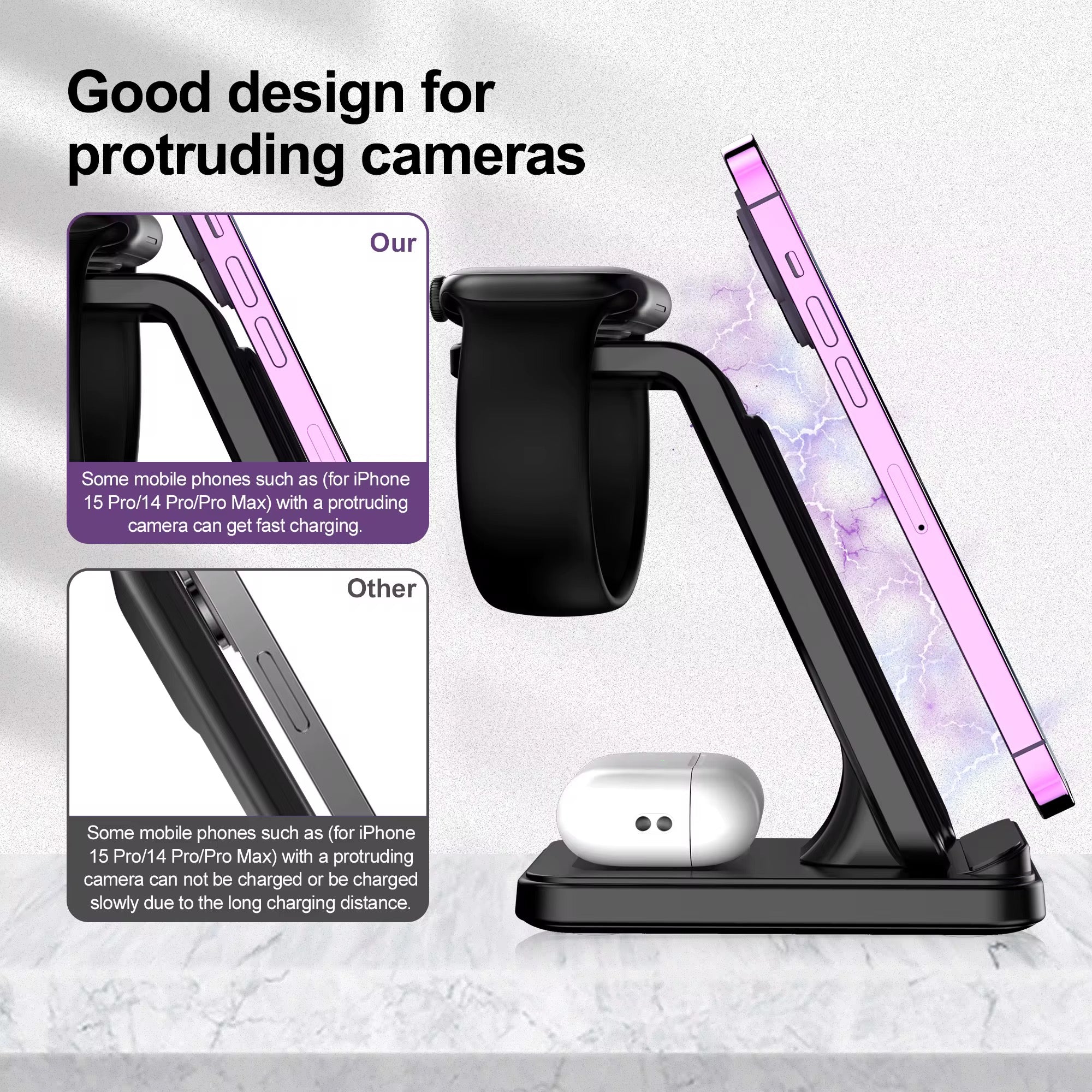 3-in-1 Wireless Charging Station.