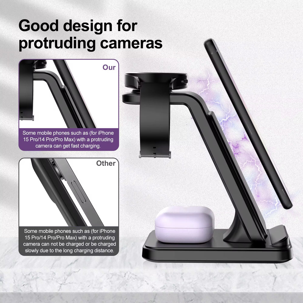 3-in-1 Wireless Charging Station.