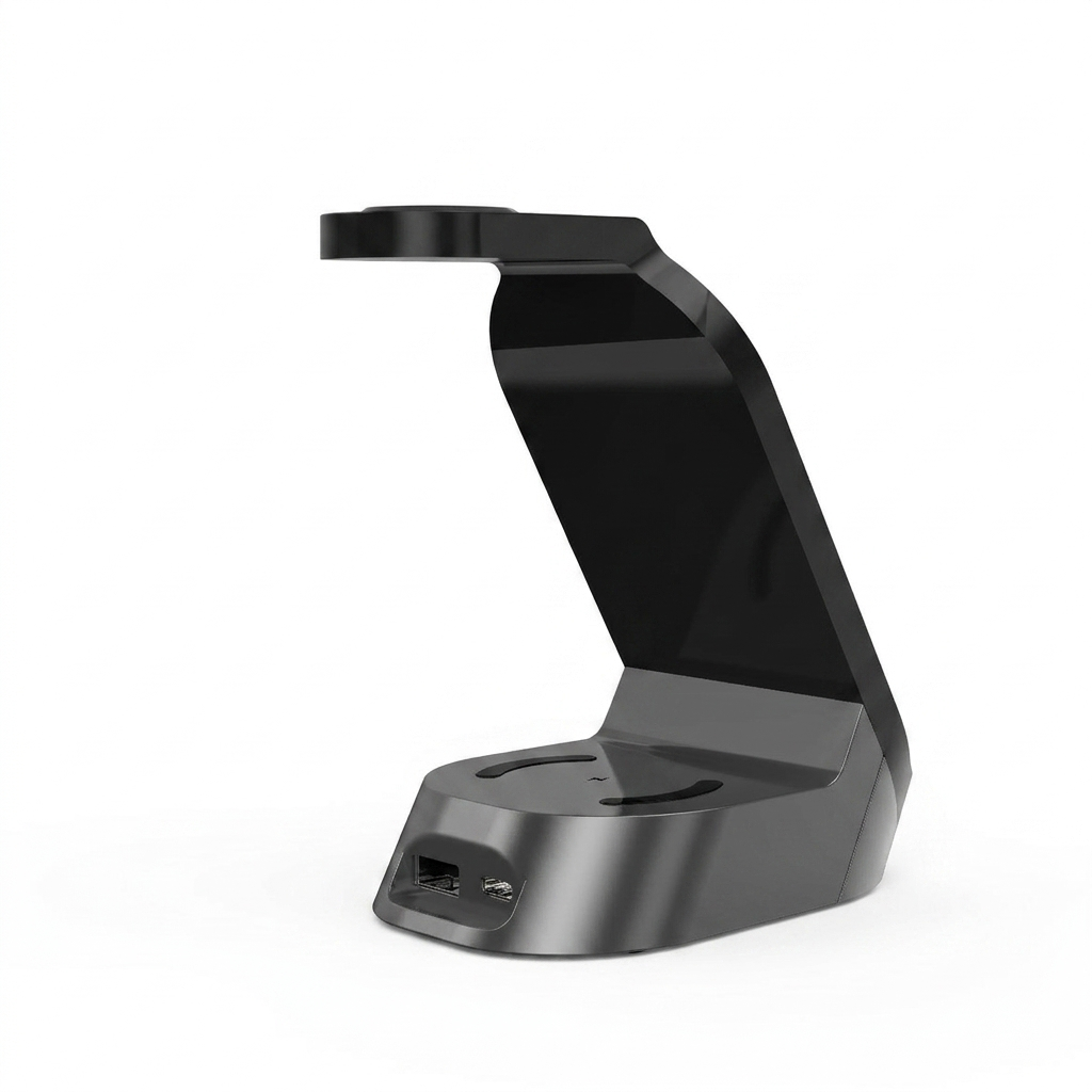 3-In-1 Mobile Phone Charging Station 4-in-1 Multi-functional Wireless Charging 15W Fast Charging Desktop Stand